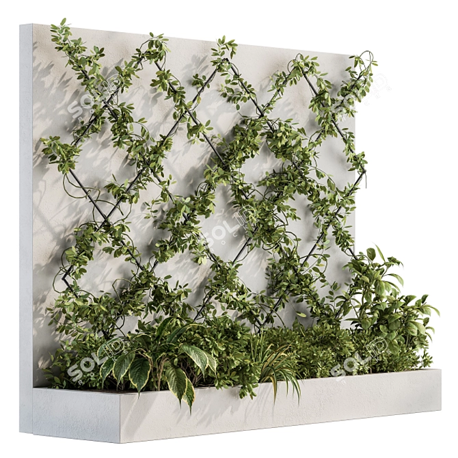 Green Oasis - Wall Art 24 3D model image 2