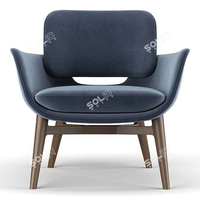 Elegant Comfort: Martha Armchair 3D model image 3