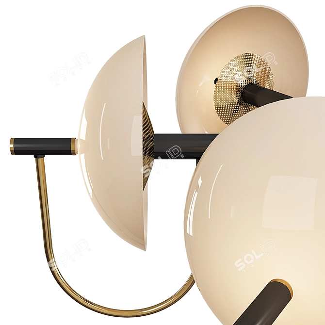 Sleek Blick Design Lamp 3D model image 2