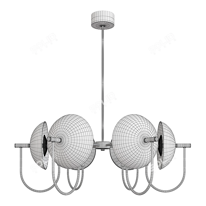 Sleek Blick Design Lamp 3D model image 3