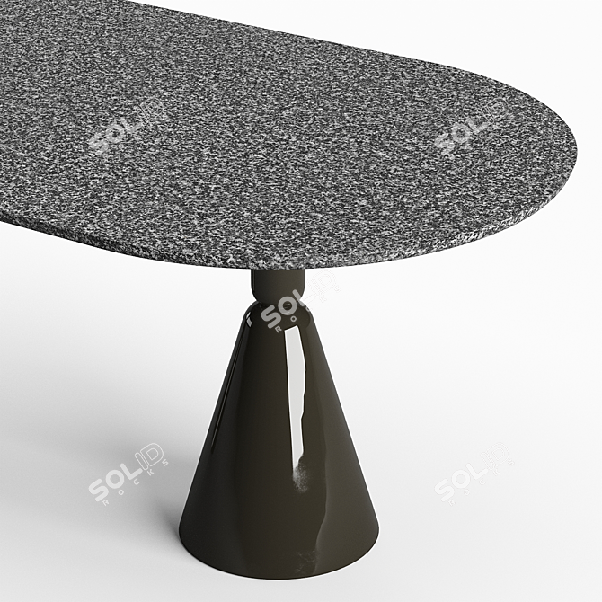 Modern Elegance: Sancal Pion Dining Table 3D model image 6