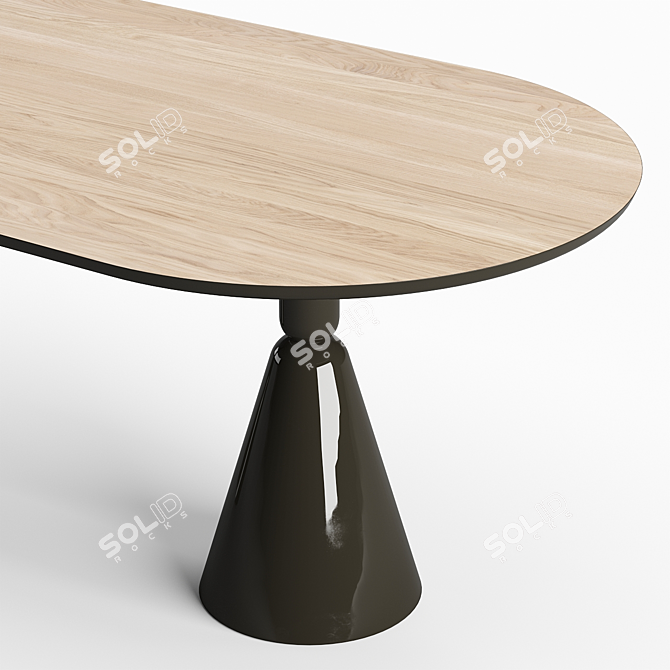 Modern Elegance: Sancal Pion Dining Table 3D model image 7