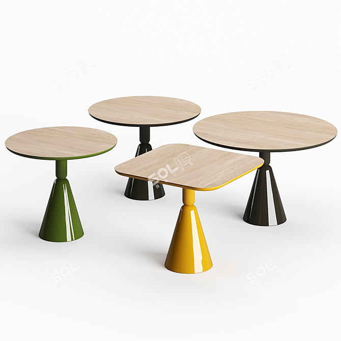 Sancal Pion Tables - Versatile & Stylish 3D model image 3