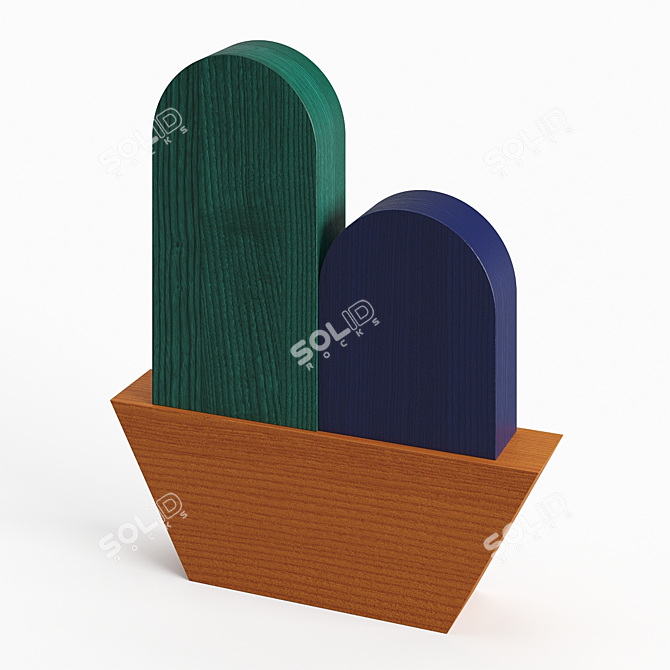 Sancal Wooden Icon Ornaments 3D model image 4