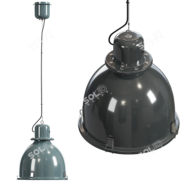 Sleek Svartnora Pendant Lamp 3D model image 2