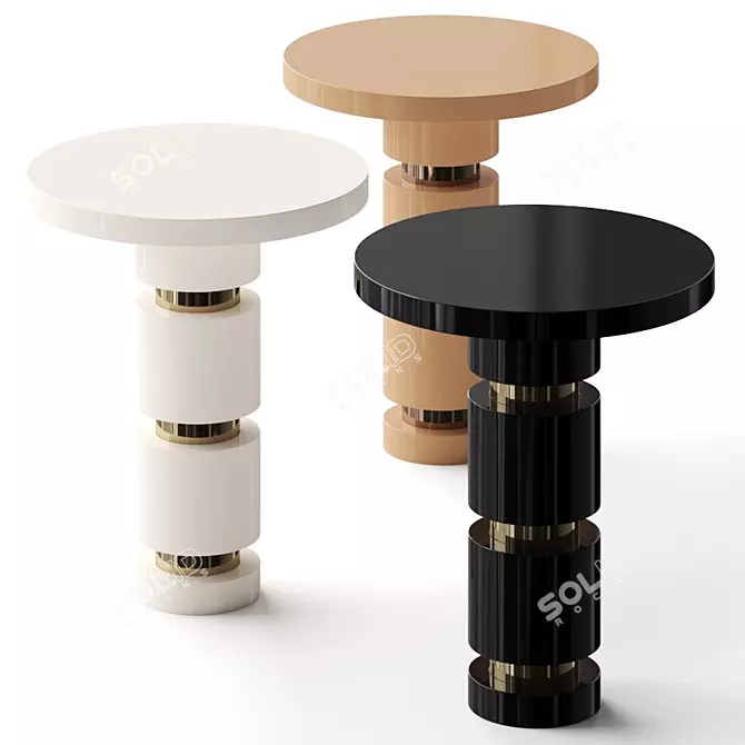 Sahara Coffee Tables: Versatile and Stylish 3D model image 1