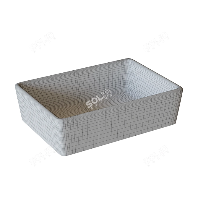 Roca Mila Overlay Sink 3D model image 2