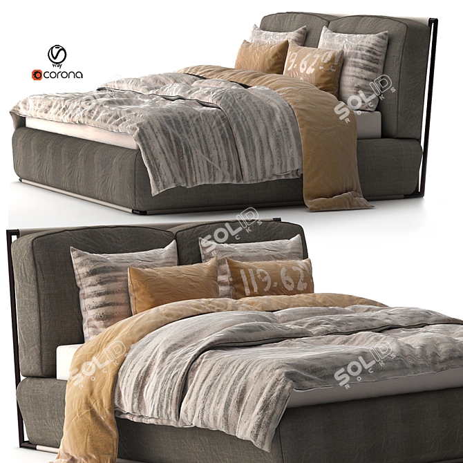 Ultimate Sport Bed Set 3D model image 1