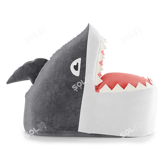 Shark Attack Ottoman 3D model image 4