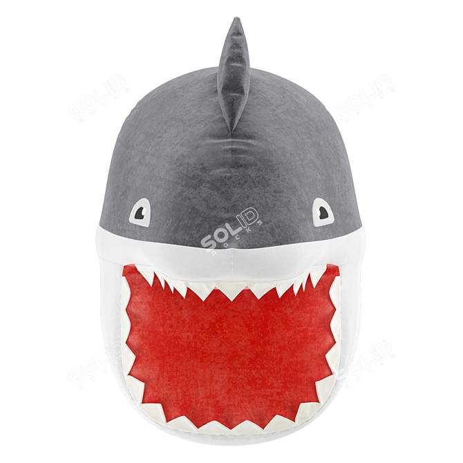 Shark Attack Ottoman 3D model image 7