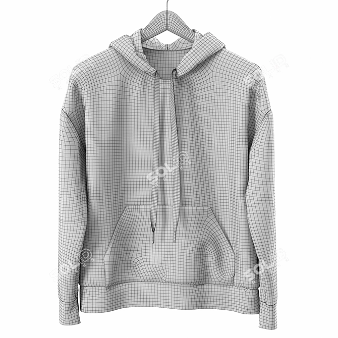 Cozy Hoody Set 3D model image 4