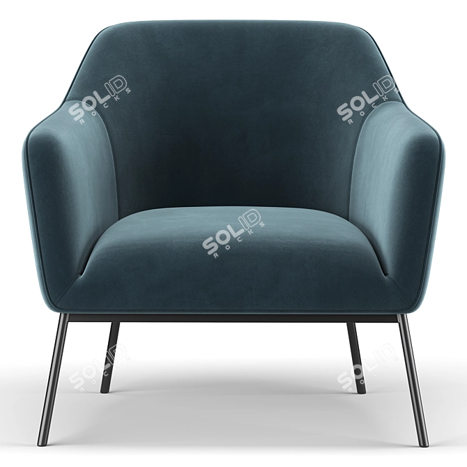 Elevate Your Comfort: Jive 32 Fabric Chair 3D model image 3