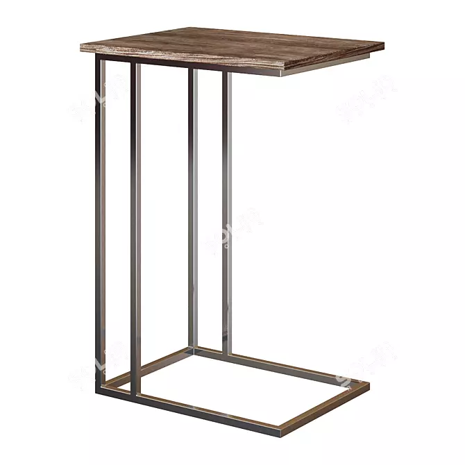 Modern Shadow Side Table 3D model image 1