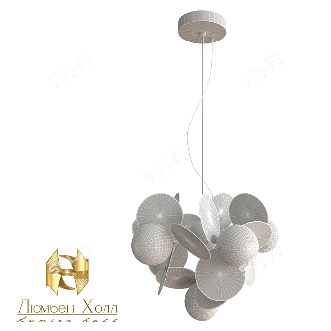 ILMARI LUMIEN HALL - Elegant OM Chandelier 3D model image 2