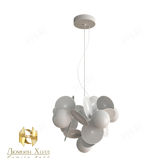 ILMARI LUMIEN HALL - Elegant OM Chandelier 3D model image 4