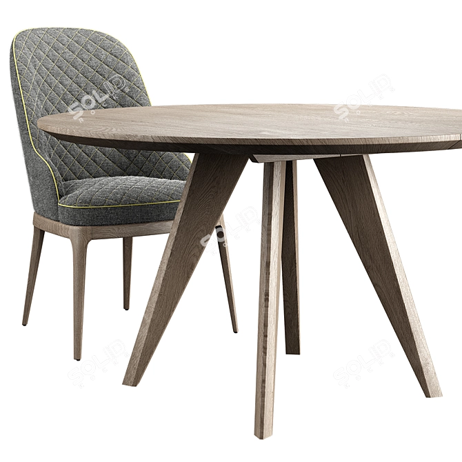 Sfer ROB Table and Chair Set 3D model image 6