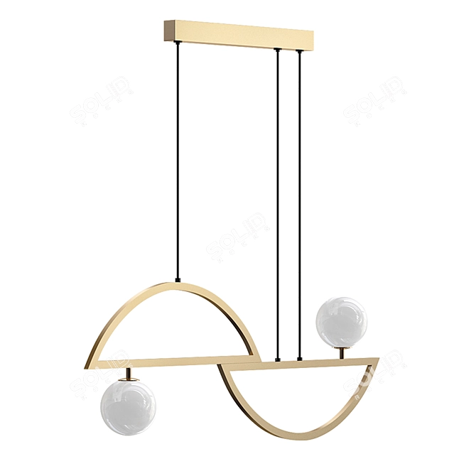 Modern Kitchen Lighting Fixtures 3D model image 1