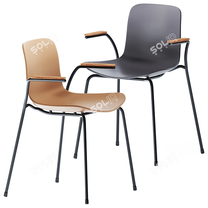 Title: Minimalist Square Table with Stan 3D model image 3