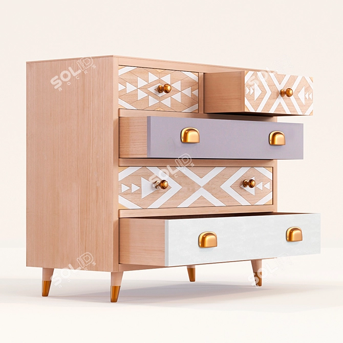 Oase Dresser: Functional and Stylish 3D model image 2