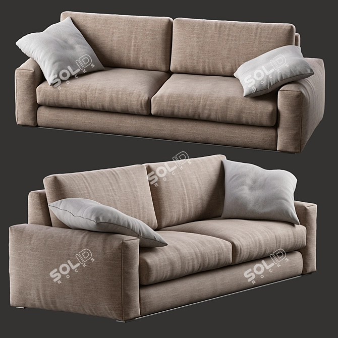 Modern Design Sofa: 810 FLY By Vibieffe 3D model image 3