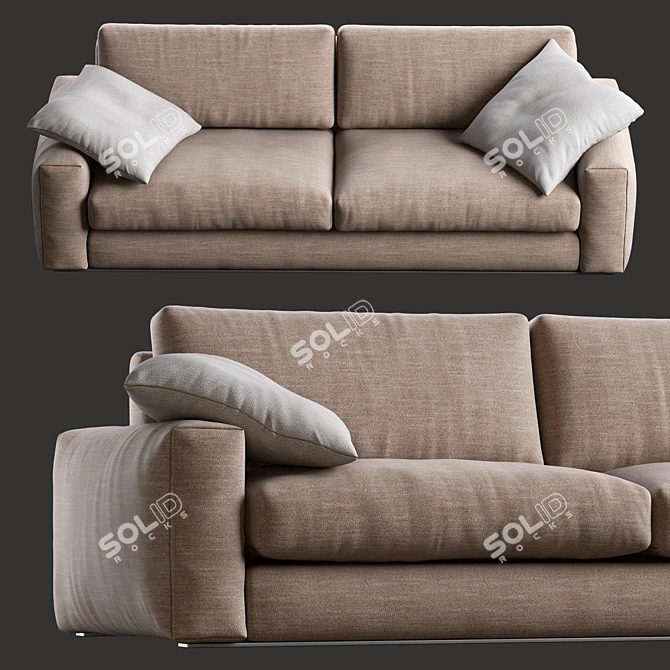 Modern Design Sofa: 810 FLY By Vibieffe 3D model image 4