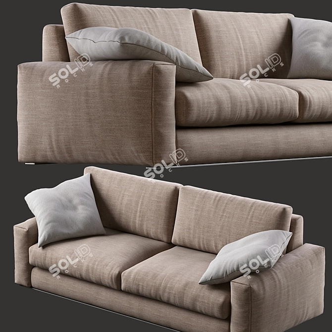 Modern Design Sofa: 810 FLY By Vibieffe 3D model image 6