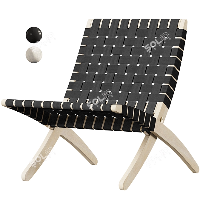 Cuba Flex Lounge Chair 3D model image 1
