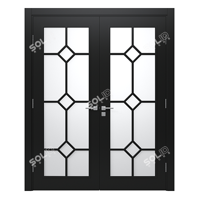 Modern Interior Door 118 3D model image 1