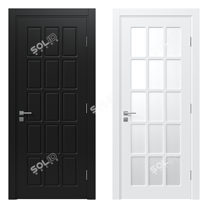 Modern Interior Door 127 3D model image 1