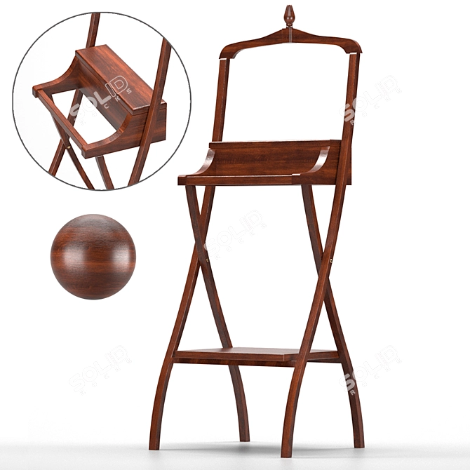 Elegant Ambrogio Dressboy: Perfect Storage Solution 3D model image 1