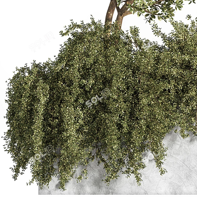 Outdoor Bliss: Majestic Tree 06 3D model image 6