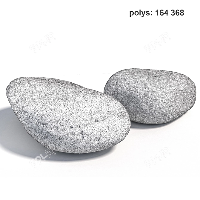 Stunning Landscape Stones Bundle 3D model image 3