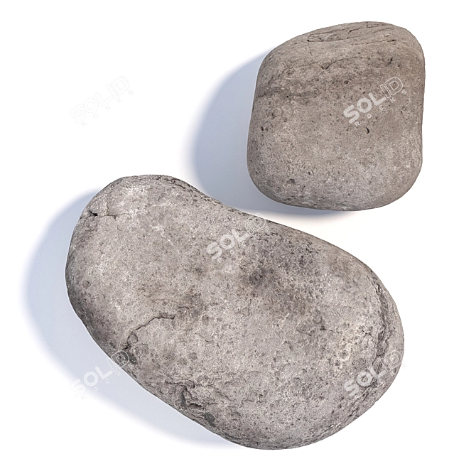 Stunning Landscape Stones Bundle 3D model image 6