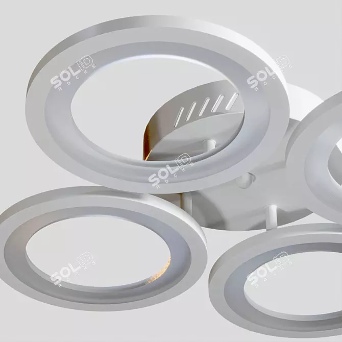 LED Ceiling Light Gyro 5525/35C 3D model image 2