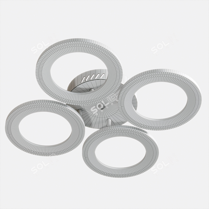 LED Ceiling Light Gyro 5525/35C 3D model image 6