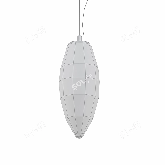 Elegant Baco Pendant Lights 3D model image 2