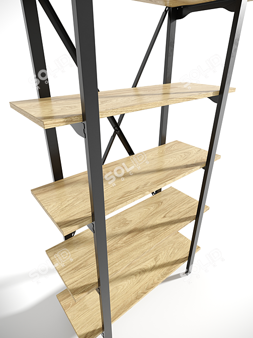 - Title: Minimalist Loft Shelving 3D model image 12