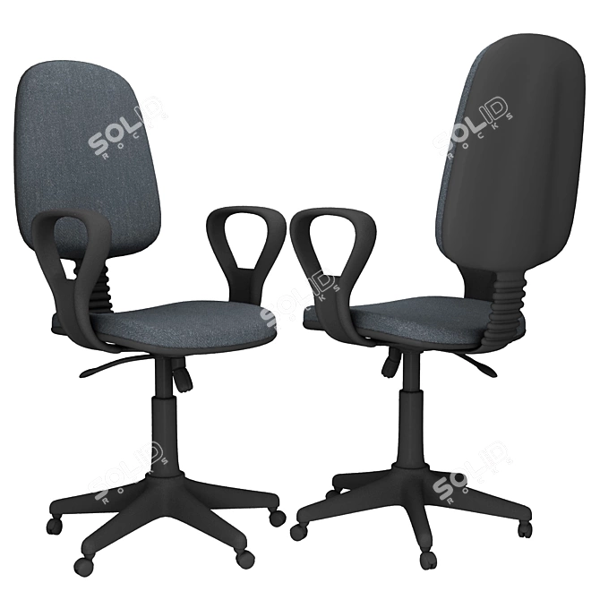 ErgoFlex Office Chair 3D model image 1