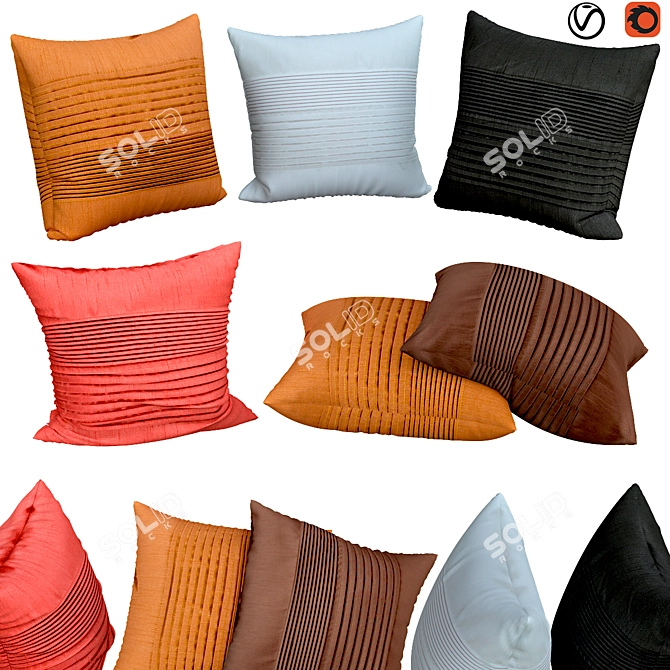 Artistic Weavers Decor Pillows 3D model image 1