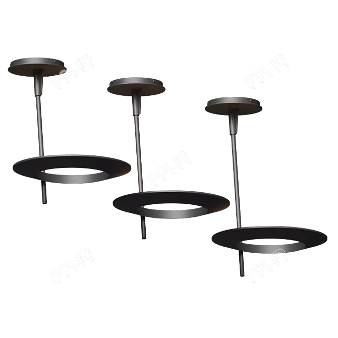 Sonneman Ringlo Pendant - Modern Elegance for Your Home 3D model image 4