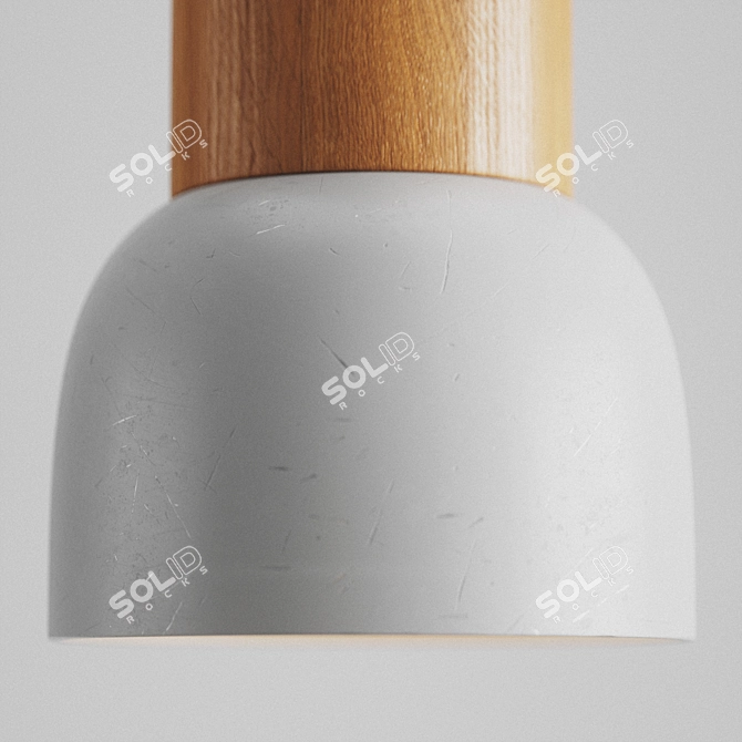 Scandinavian Pendant Lamp: Mavrina by Anzazo 3D model image 5