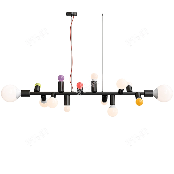 Contemporary Party Hanging Lamp 3D model image 5