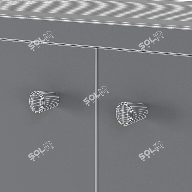 Torborg Loft-Concept Chest: Sleek and Spacious 3D model image 4