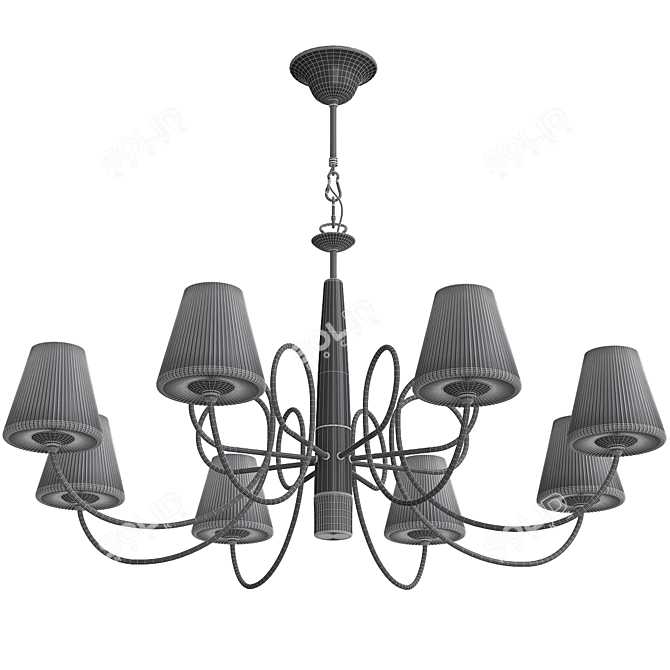 Lightstar Vortico Pendant Light Set - Enhance Your Space 3D model image 2