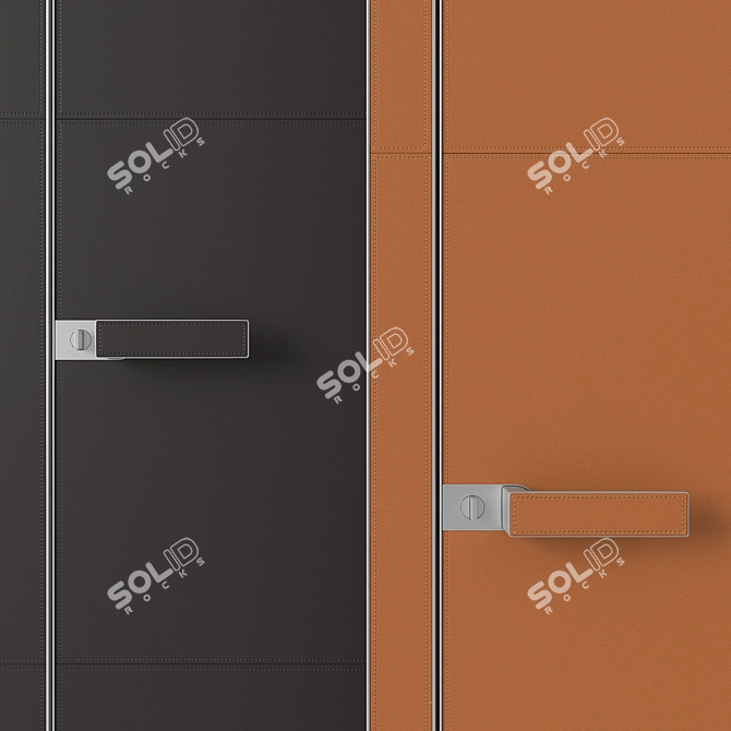 Modern Door Collection: Rimadesio Luxor 3D model image 2