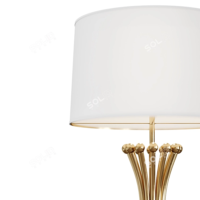 Elegant Biarritz Table Lamp: Illuminate with French-inspired Style! 3D model image 5