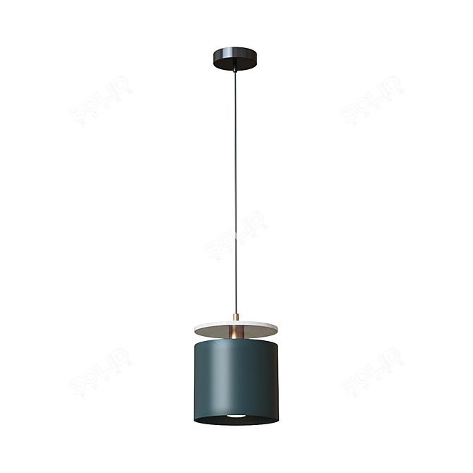 Argy Metal Pendant Light, Spain 3D model image 1