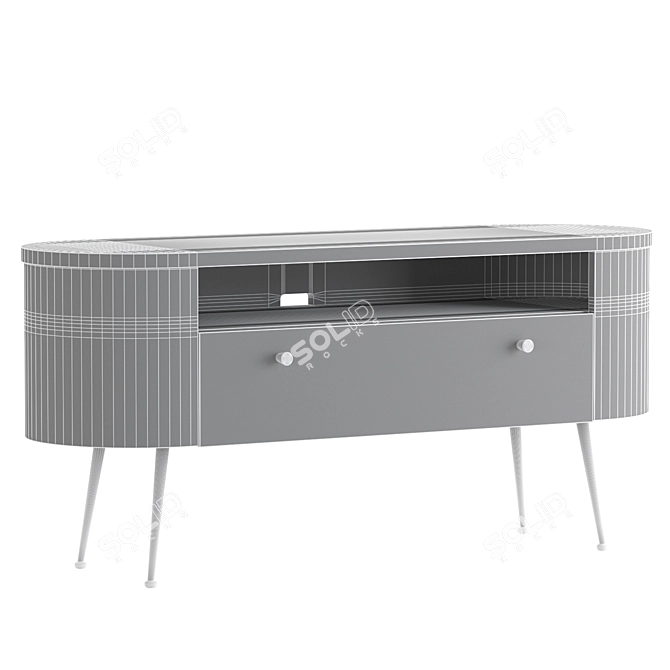 Torborg TV Stand: Perfect Loft-Concept Solution 3D model image 6