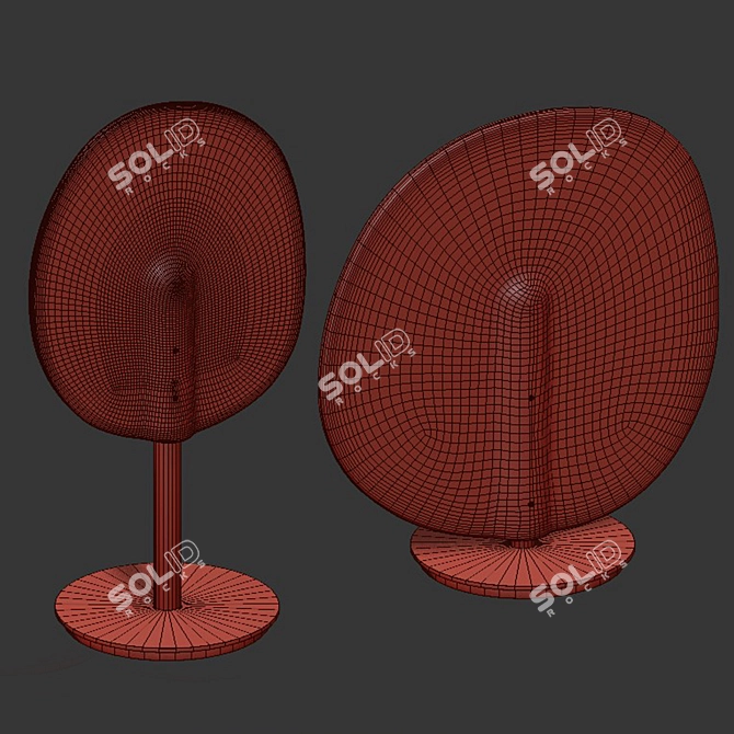 Lollipop Glass Lamp for Modern Spaces 3D model image 3