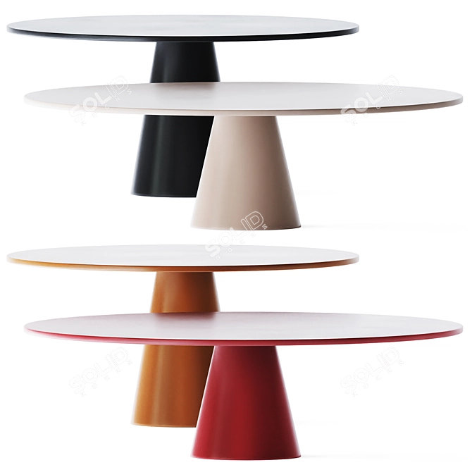 Elegant Enne Coffee Tables 3D model image 1